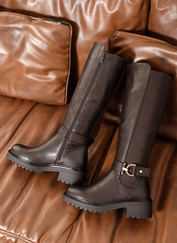 Bottes « Diana » Chocolat