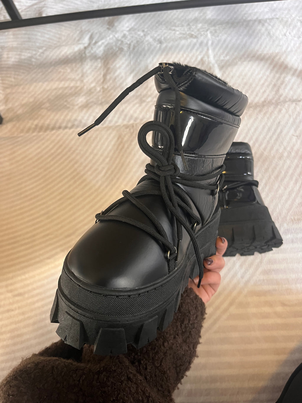 Boots de neige fourrées