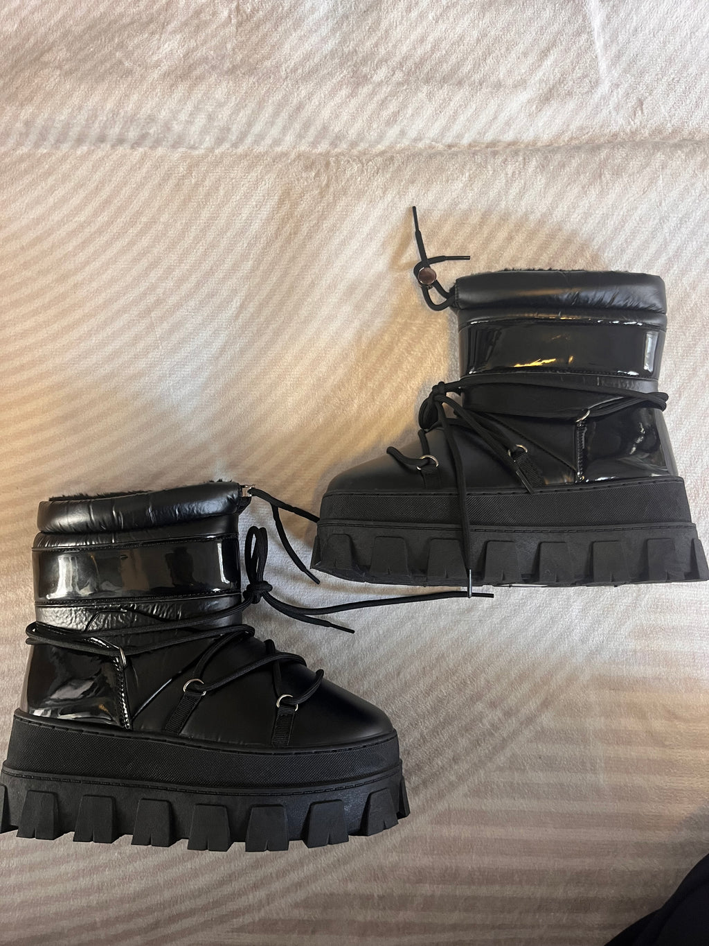 Boots de neige fourrées