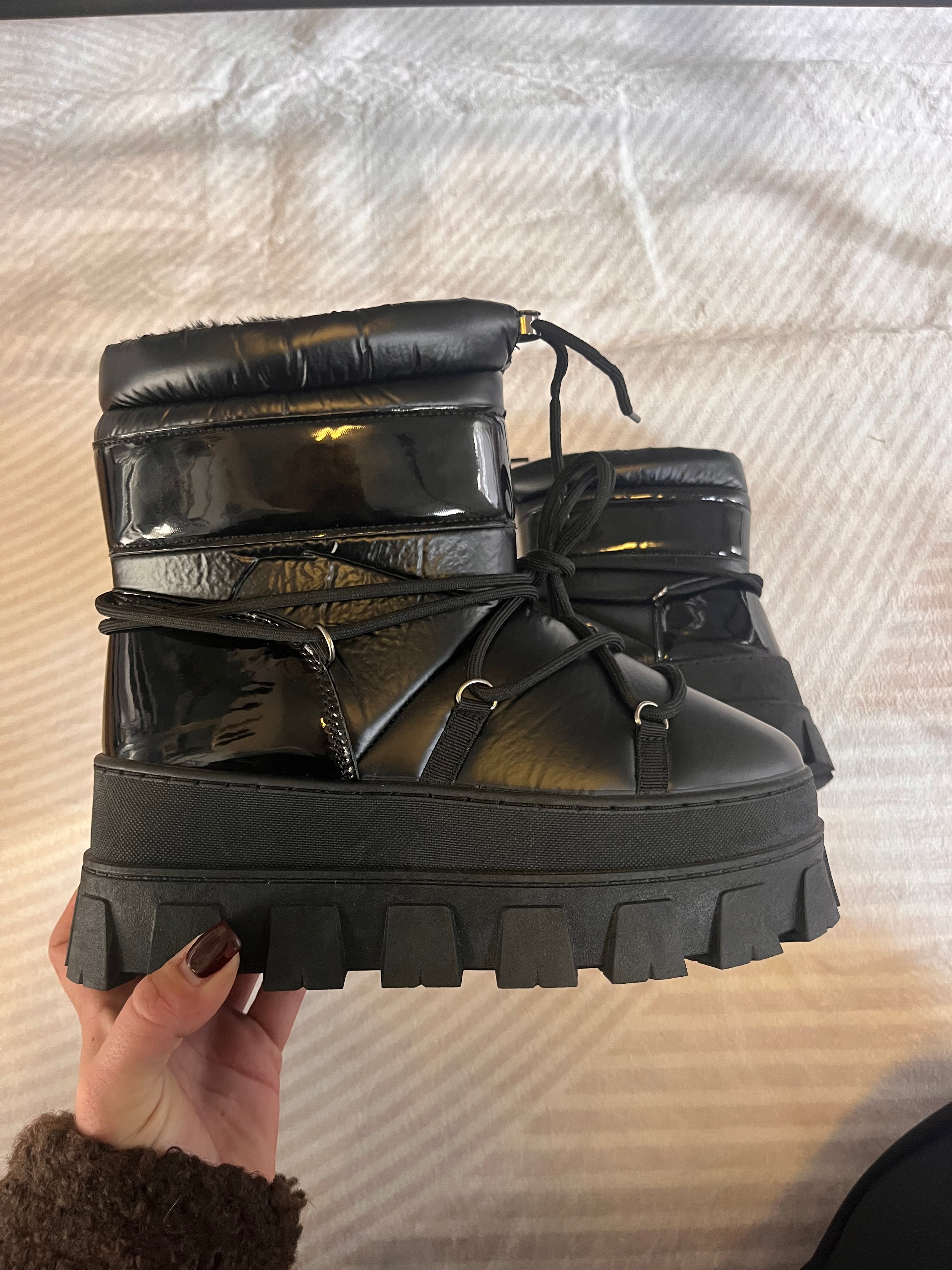 Boots de neige fourrées